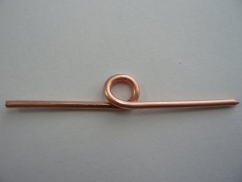 Abby Hook's Simple T-bar and Toggle Clasp - Form the bar., Findings & Components, Toggles & Clasps, Earwire & Headpin, Filing, Finishing, Forging, Forging Jewelry, Jewelry Forging, Loops, Wire Loop, Wrapped Wire Loop, form the bar